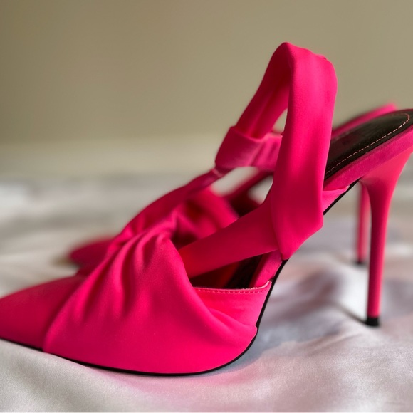 ZARA pink sling back pumps - Picture 3 of 7